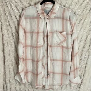 Rails Hunter Shirt Pink And White